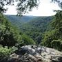 CLELAND ROCK OVERLOOK, McCONNELLS MILL STATE PARK