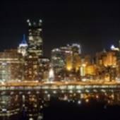 PITTSBURGH'S EVENING SKYLINE