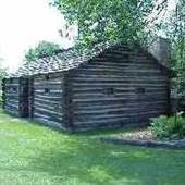 DAVID MEAD LOG CABIN, MEADVILLE