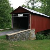 WITHERSPOON RED COVERED BRIDGE, FRANKLIN COUNTY