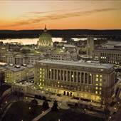 HARRISBURG AT SUNSET