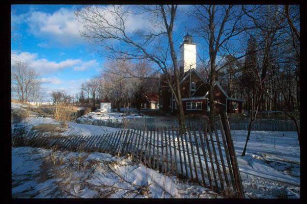 PRESQUE ISLE STATE PARK IN WINTER