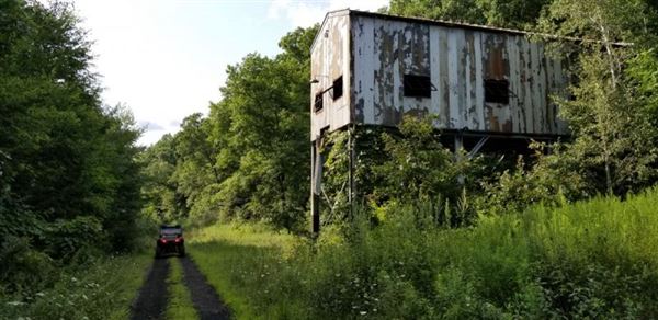 PINEY RAIL LINE, VIEW OF COAL TIPPLE