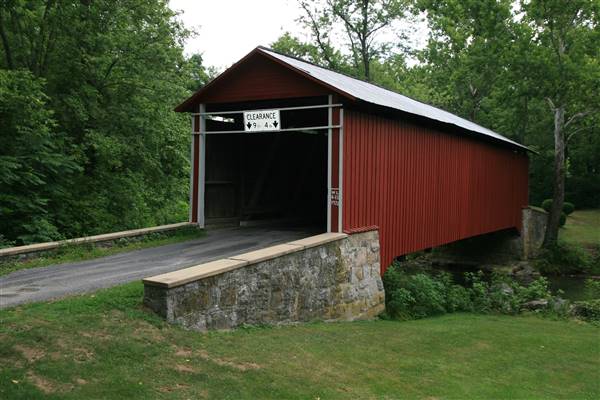 WITHERSPOON RED COVERED BRIDGE, FRANKLIN COUNTY