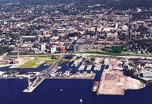 LAKE ERIE AERIAL VIEW